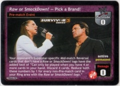 Raw or Smackdown - Pick a Brand!